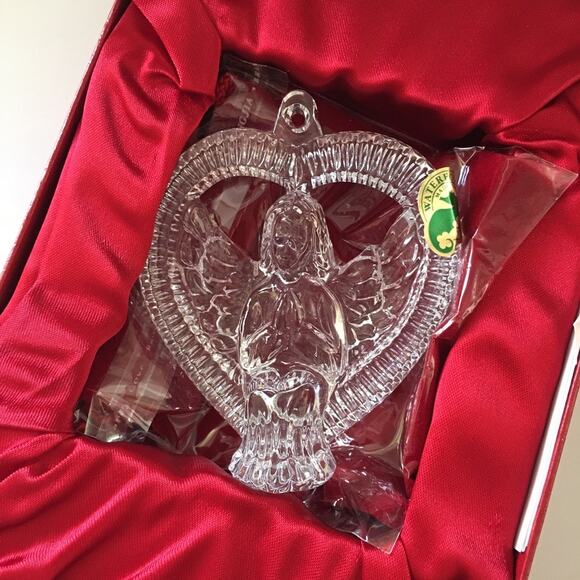 Waterford Crystal 2007 Annual Angel Ornament with enhancer - orig. box - Picture 9 of 10